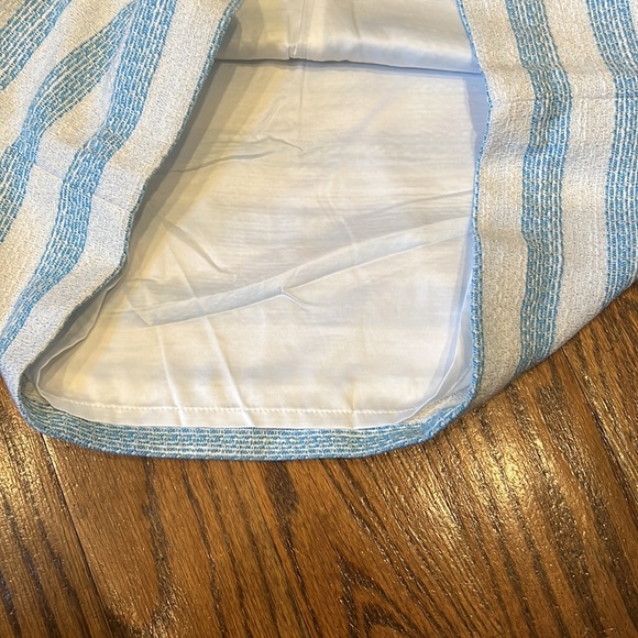 Lilly Pulitzer Hyacinth Boucle Blue and White Striped Pencil Skirt NWT Size 12 - Picture 8 of 8